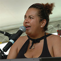Barbara Cadet @ Derek Walcott Square,  St. Lucia Jazz Festival 2006