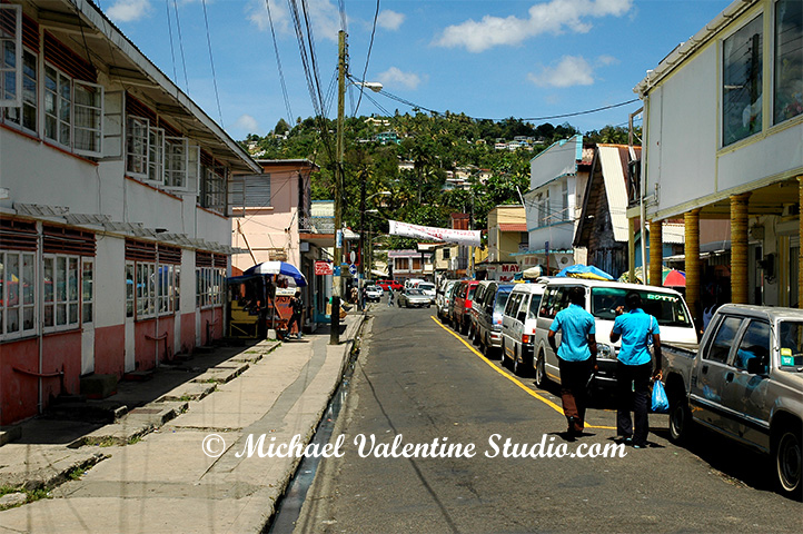 Castries town centre