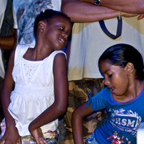 Pigeon island patrons