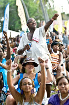 Pigeon island patrons