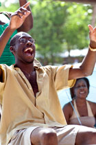 Pigeon island patrons