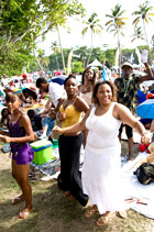 Pigeon island patrons