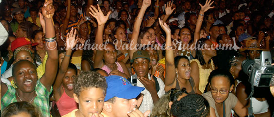 St. Lucia Jazz patrons