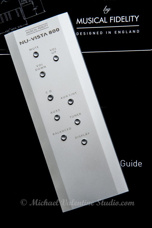 Musical Fidelity Nu-Vista 800 remote control unit