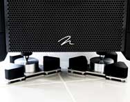 MartinLogan ESL11A speaker with WELLFLOAT Delta Isolation corners