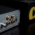 Graham Slee Reflex M phono stage (rear)