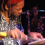 Adriano Adewale with Antonio Forcione (Click to go to this page)