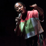 CÃ©cile McLorin Salvant @ the London Jazz Festival 2021 (click to go to her page)