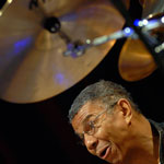 Jack DeJohnette with Sibongile Khmalo. (click to this page)