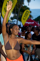 Jazz on the Beach patrons