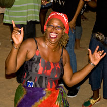 Jazz on the Beach patrons