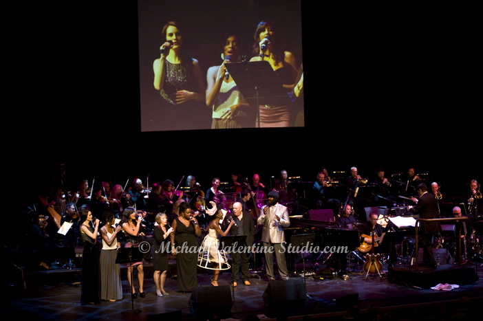 Michelle Dockery, Ayanna, Norma Winstone, Mary Pearce,  Shingai Shoniwa, Ian Shaw & Gregory Porter