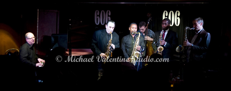 Robin Aspland, Peter King, Denys Baptiste, Mick Hutton, Nathaniel Facey & Dave O'Higgins
