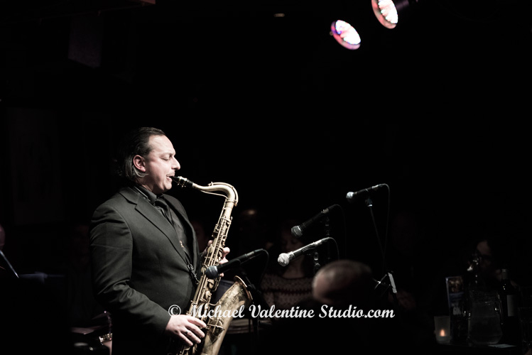 Peter King, Brandon Allen, Alex Garnett, Mike Chillingworth & Robin Aspland (piano)