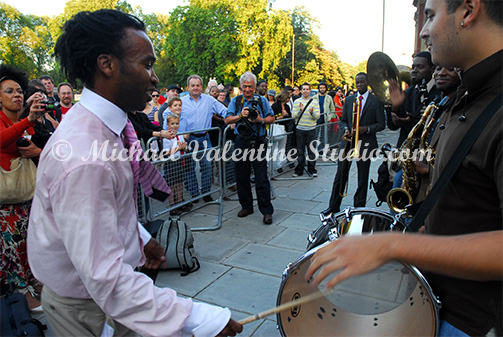 Abram WIlson outside the  Royal Albert Hall