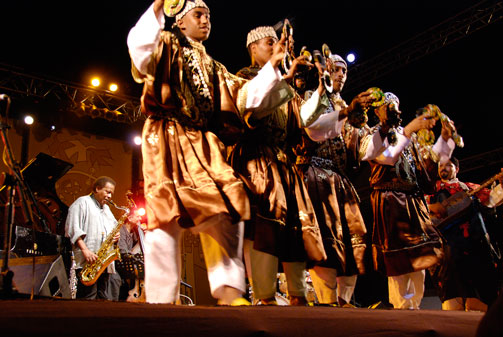 Wayne Shorter Quartet with Maâlem Mohamed Kouyou & his Gnaoua  group