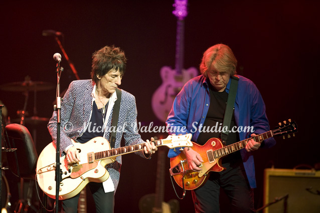Ronnie Wood and Mick Taylor