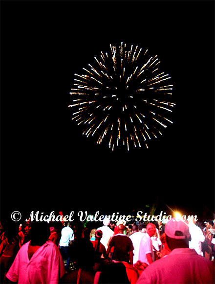 Pigeon Island fireworks