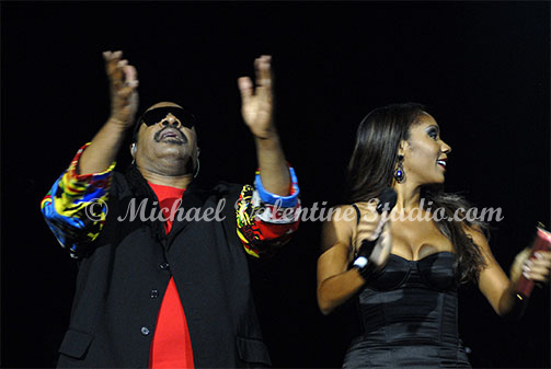 Stevie Wonder & Aisha Morris